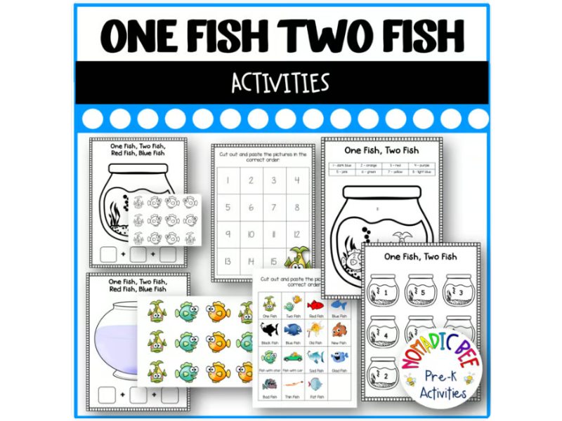 One Fish, Two Fish, Red Fish, Blue Fish Activities