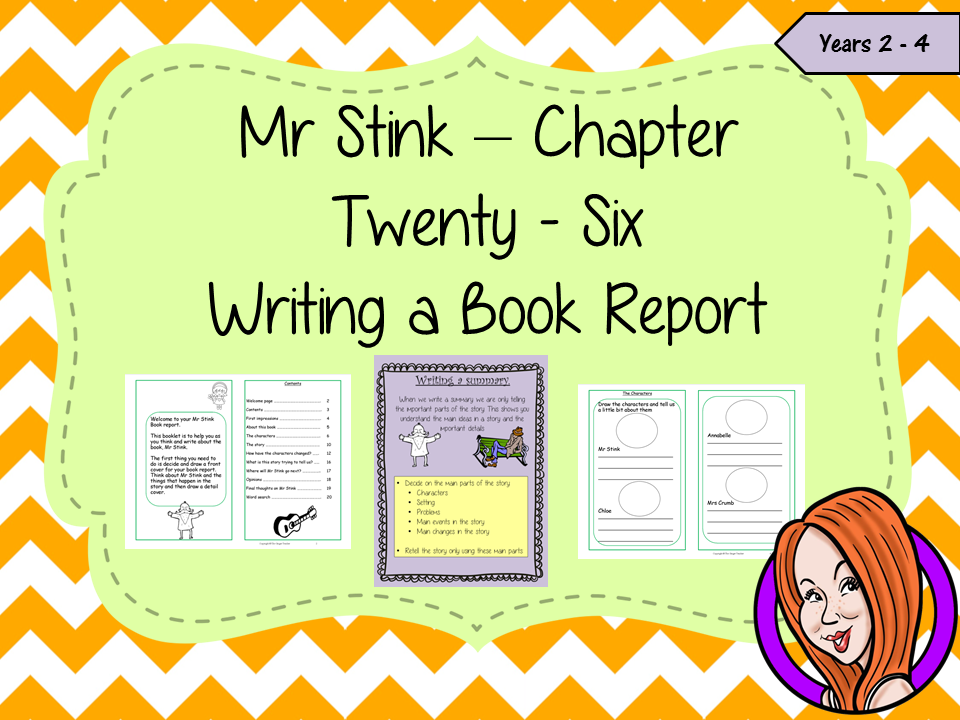  Writing a Book Report; Complete Lesson  – Mr Stink