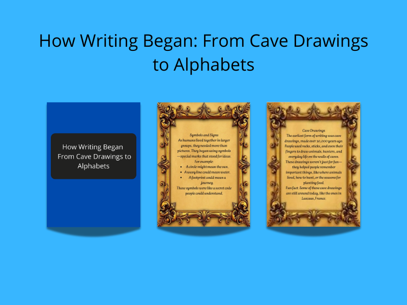 How Writing Began: From Cave Drawings to Alphabets