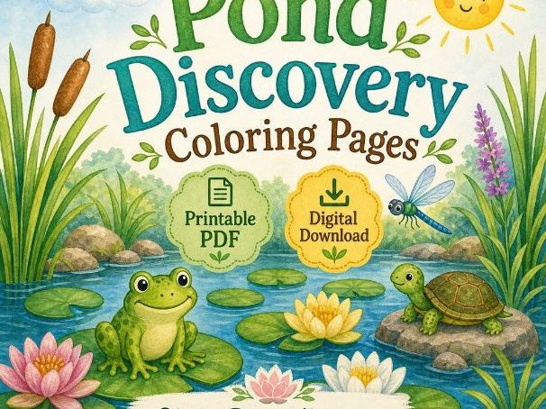 Pond Discovery Coloring Pages