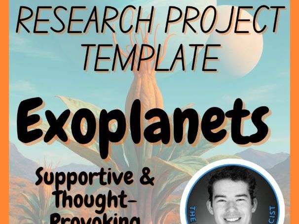 Exoplanets | Space Science Research Project Template | Digital + Print