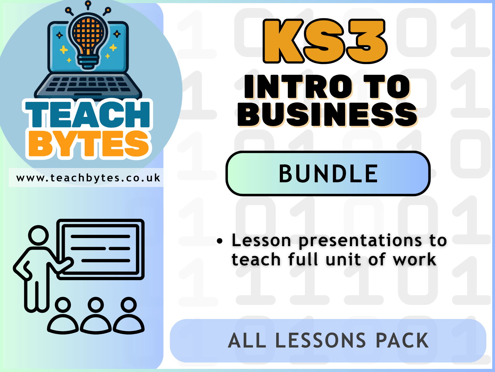 KS3 Introduction to Business - All Lessons BUNDLE