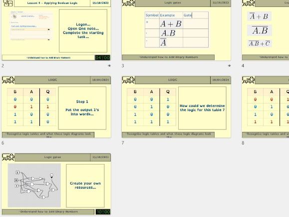 GCSE Computer Science – Boolean Logic Lesson 5: Logic Gates & Boolean Logic Revision (2026) + Free O