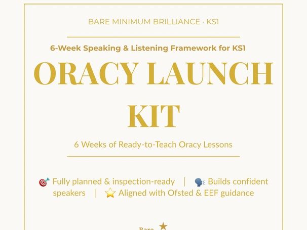 Free KS1 Oracy Lesson | Speaking & Listening Week 1 Sample | Ofsted & EEF Aligned