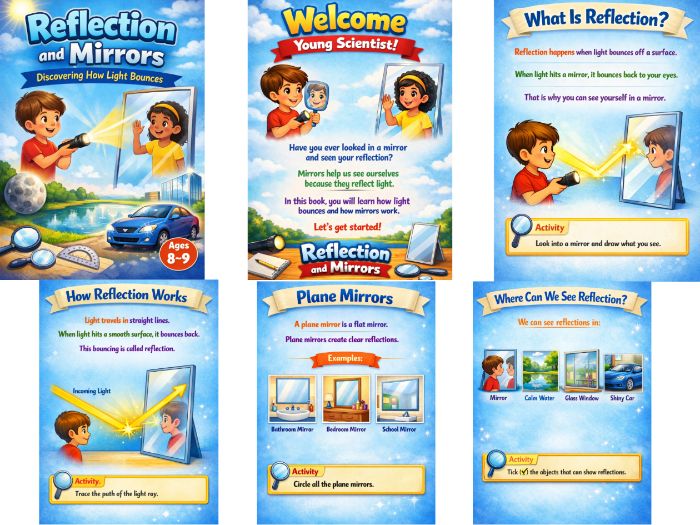 Reflection and Mirrors | KS2 Science Activities, Worksheets & Printable PDF