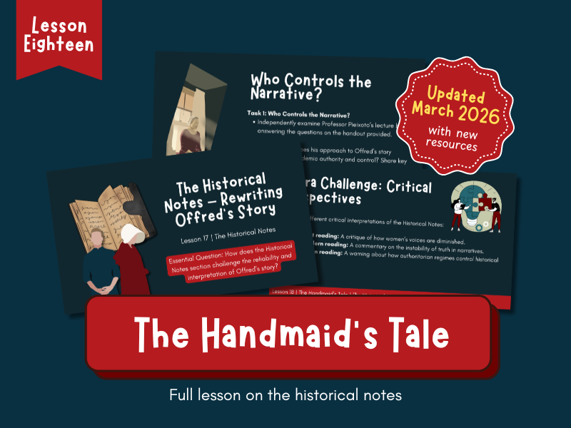 The Handmaid's Tale (L18) The Historical Notes