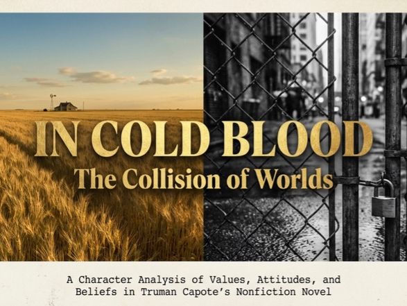 In Cold Blood Analysis Mini Pack: Theme Character Language Features