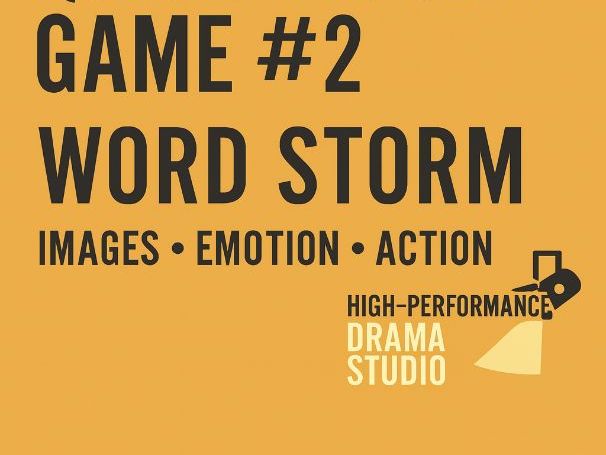 Drama Activity – Word Storm (Stimulus • Imagination • Collaboration)
