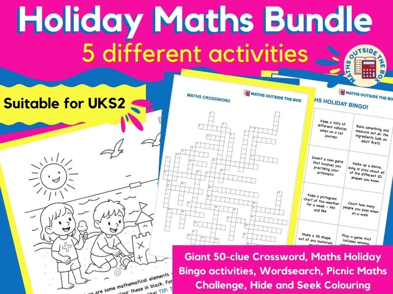 Holiday Homework Maths Activity Pack