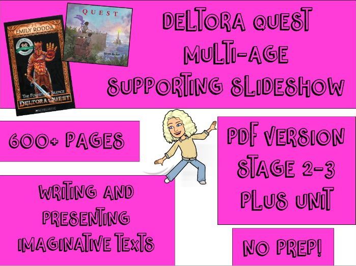 Deltora Quest - HUGE Supporting Slideshow - Multi-Age NESA Unit 5 Characterisation