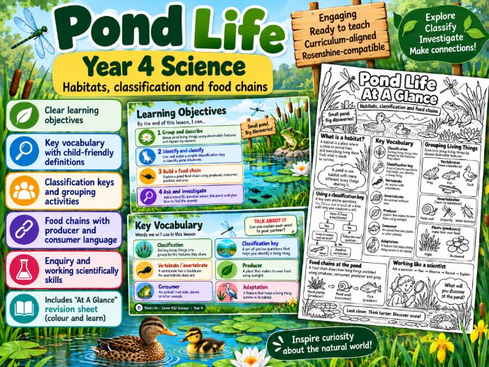 Pond Life LKS2 (Y4)