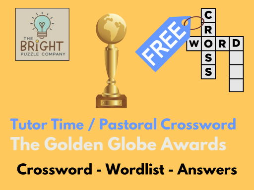 Free Tutor Time / Pastoral Crossword - The Golden Globe Awards