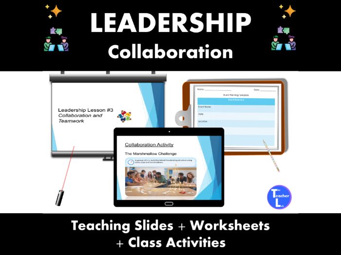 Student Leadership Team Building Activity Collaboration & Teamwork Lesson