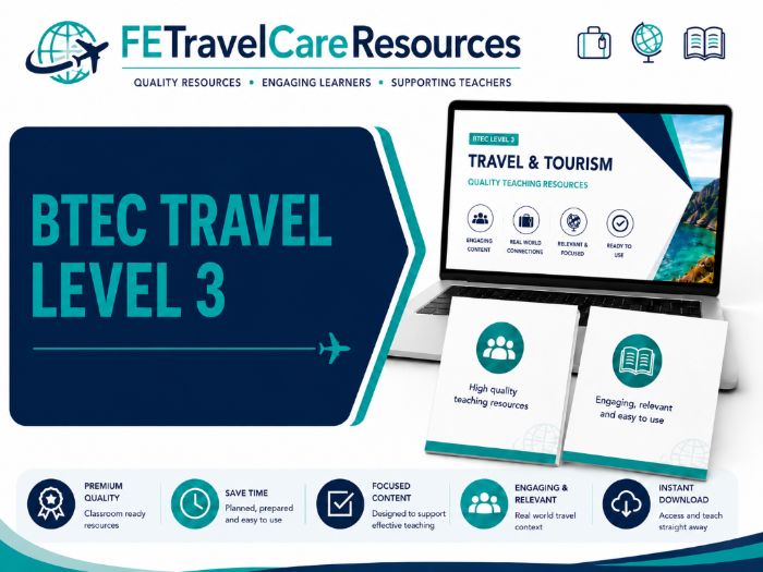 BTEC Level 3 Unit 16 Researching Travel Trends | Scheme of Work