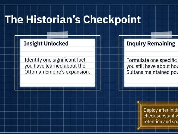 Ottoman Empire – Assessment, Writing and Feedback (Year 8 History)