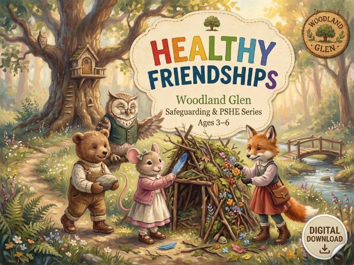 **Healthy Friendships – A Safeguarding & PSHE Story for Ages 3–6 | Woodland Glen**
