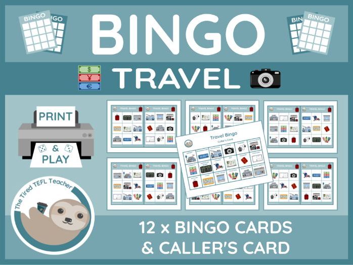 ESL Travel Bingo