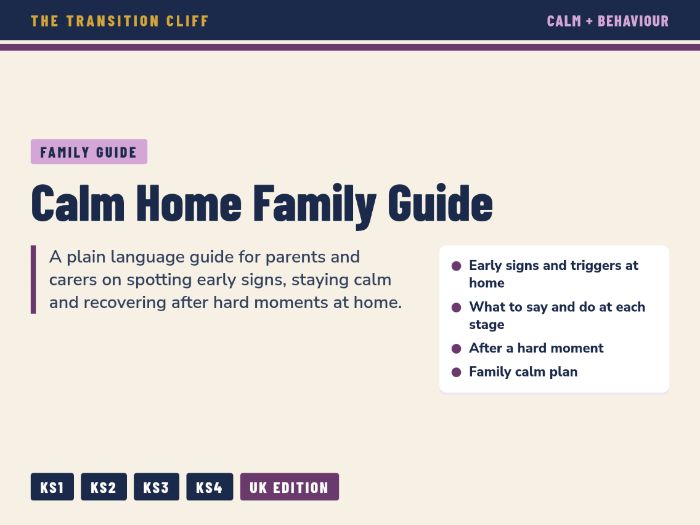 Calm Home Family Guide: Understanding and Responding to Distress at Home for SEND Families