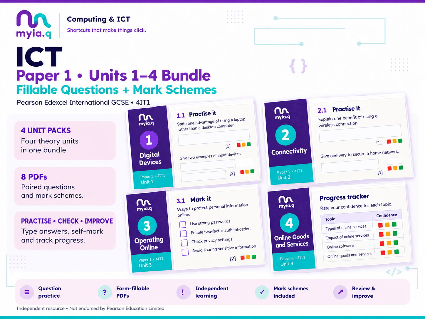 Edexcel GCSE ICT Theory - Revision Bundle