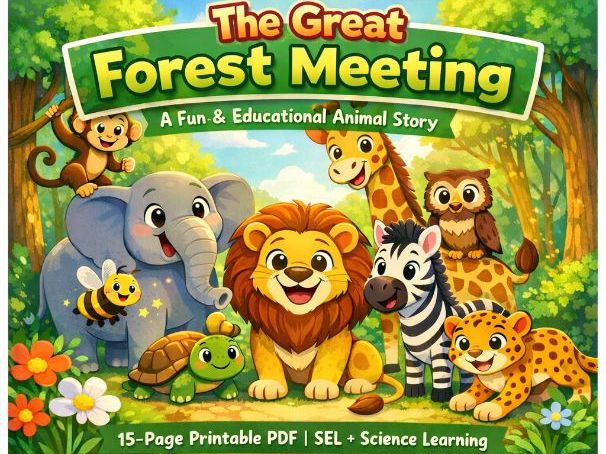 The Great Forest Meeting:A Fun & Educational Animal Story