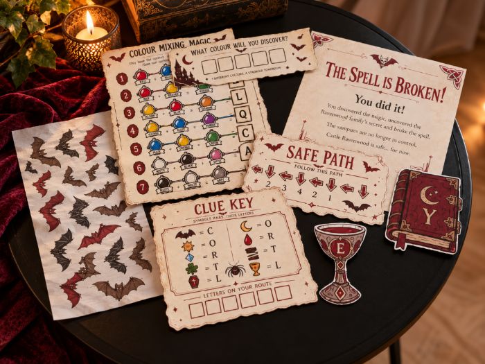Halloween Escape Room for Kids | Printable Puzzle Game