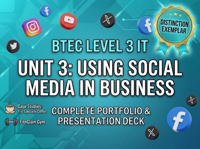 BTEC Level 3 IT Unit 3 Distinction Exemplar