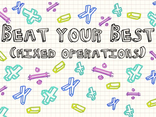 "Beat Your Best"
