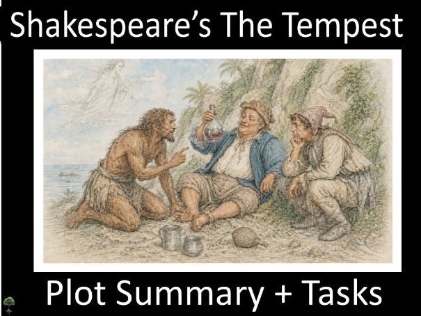 Shakespeare's The Tempest: Plot Summary + Tasks