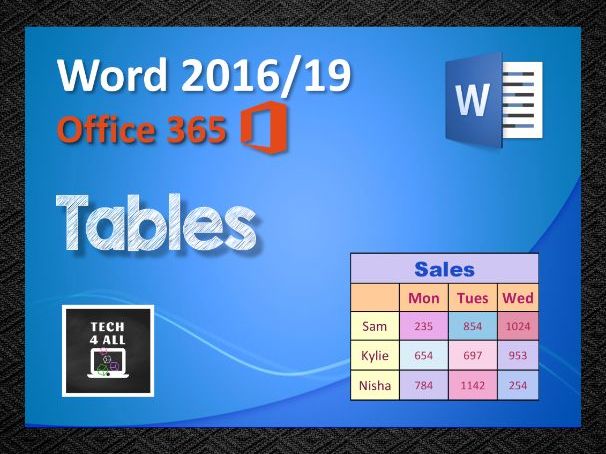 tables-in-microsoft-word-teaching-resources