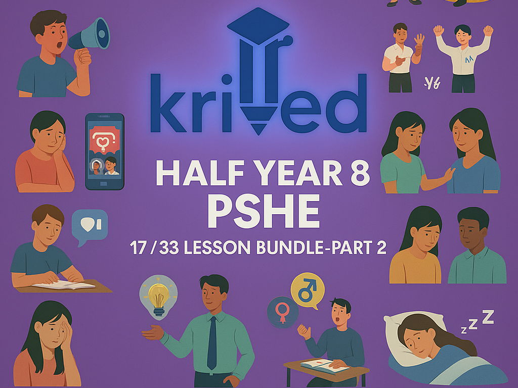 Part 2 Year 8 PSHE Half Year Lesson Bundle – 17 Ready-to-Teach, High-Impact Lessons Covering second half the year