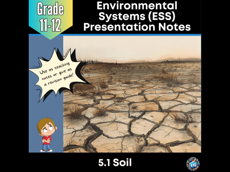 IB DP ESS 5.1 Soil - Teaching Notes & PowerPoint 2026