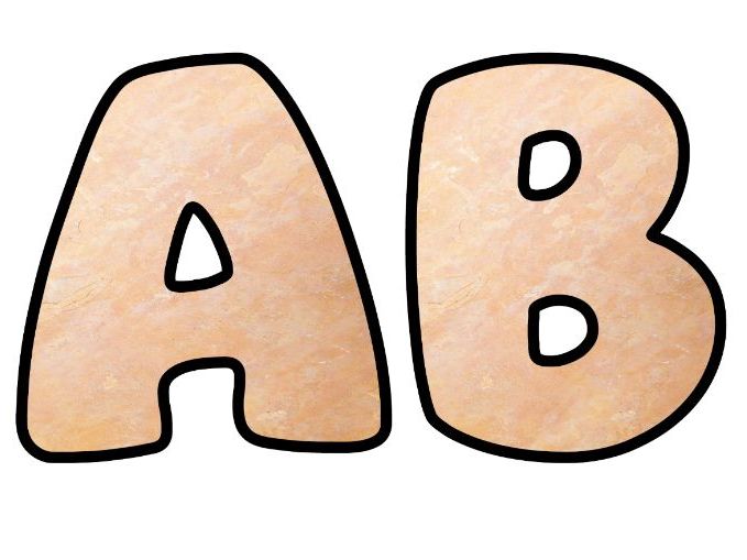 Beige Light Brown Classroom Display | Lettering Set | Upper & Lowercase, 0-9 and Signs