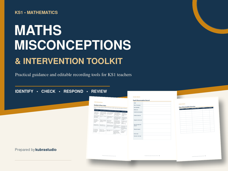 KS1 Maths Misconceptions & Intervention