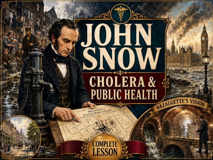 John Snow and Public Health | Cholera, Broad Street & Victorian Reform Lesson