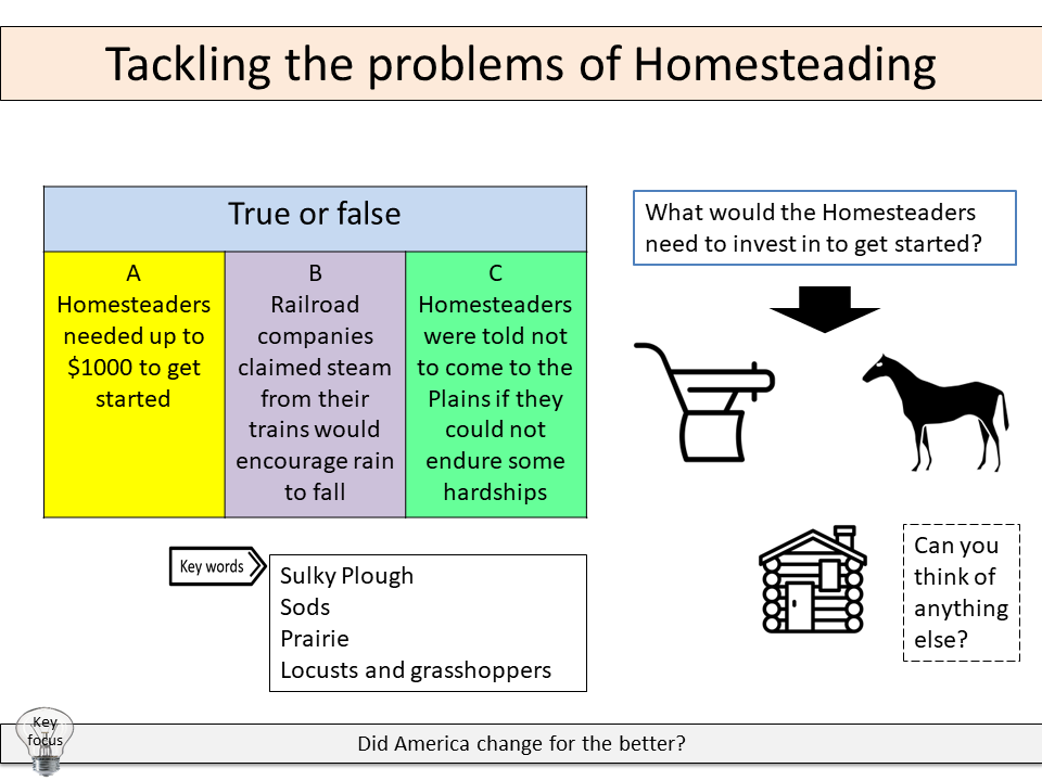 Problems of Homesteading Teaching Resources