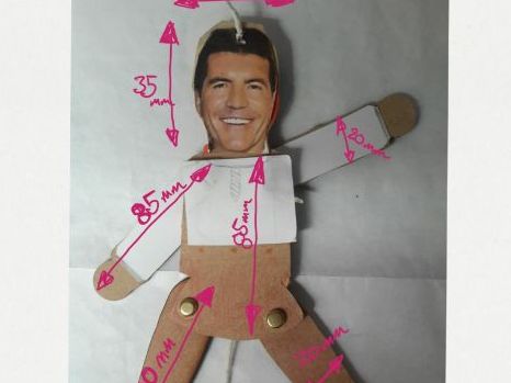 Simon Cowell Jumping Jack toy