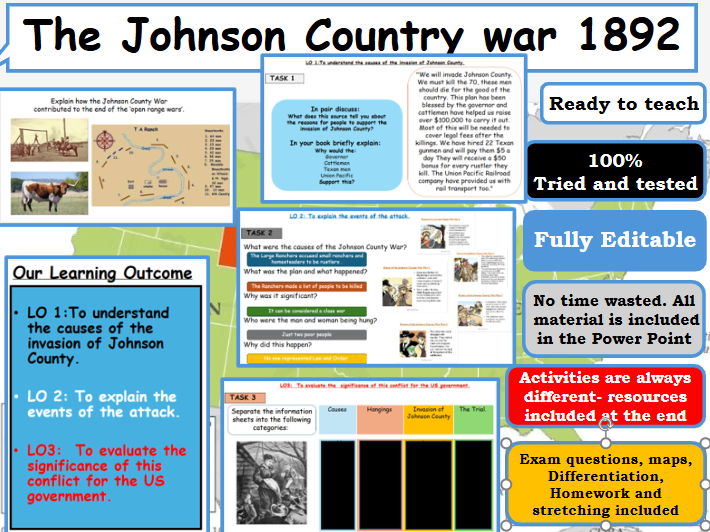 The Johnson County War. American West Lesson 13