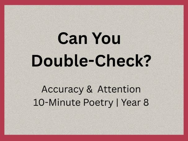 Poetry Starter: Symbolism & Inference | Below the Surface | Year 8 (KS3)