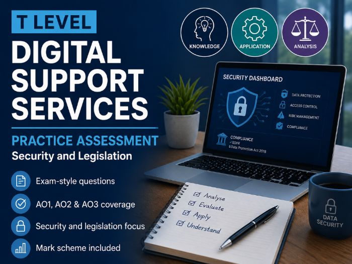 T-Level Digital (Security and Legislation) Exam Practice