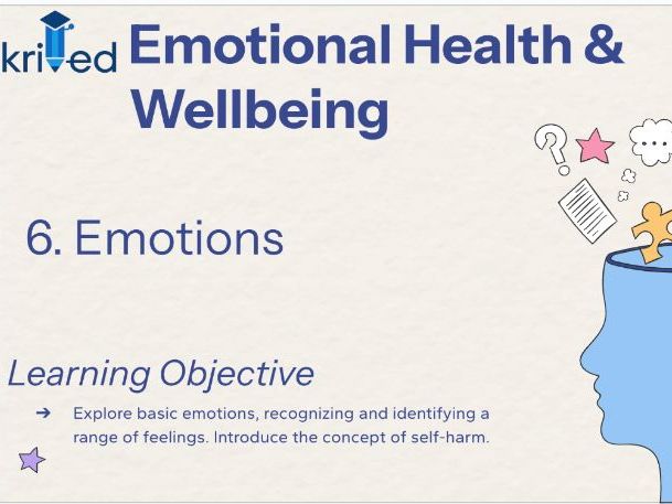 Understanding Emotions & Introduction to Self-Harm – Year 7 PSHE Lesson