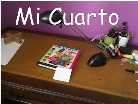 My Room in Spanish - Tengo + Prepositions