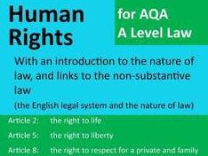 Intro Lessons for Human Rights Law AQA