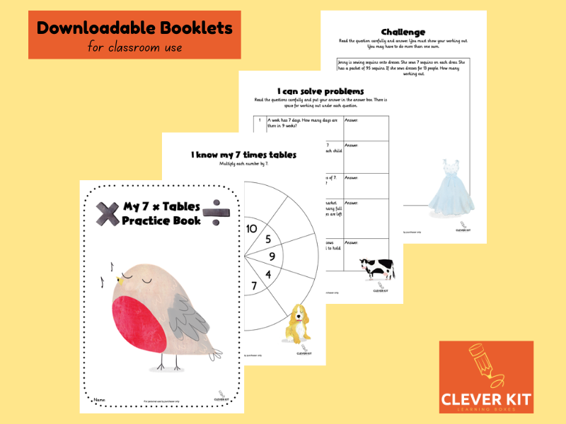 7 Times Tables Activity Booklet
