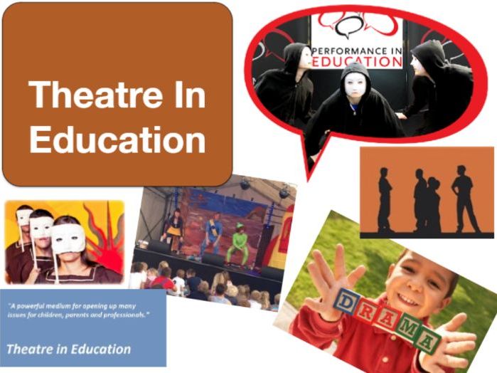 Theatre In Education - Slides for SOW