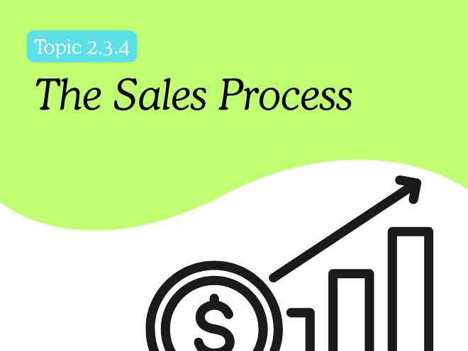 2.3.4 - The Sales Process (Revision Sheet)