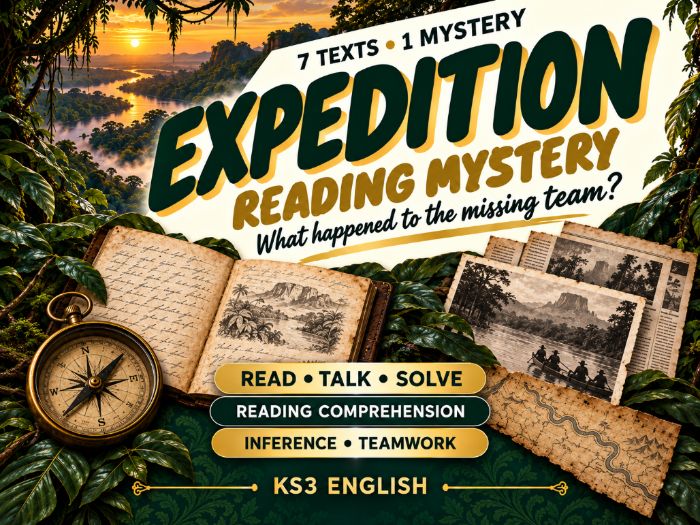 Expedition Reading Mystery | KS3 Inference