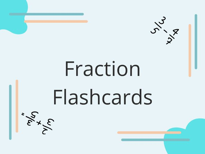 Fraction Flashcards