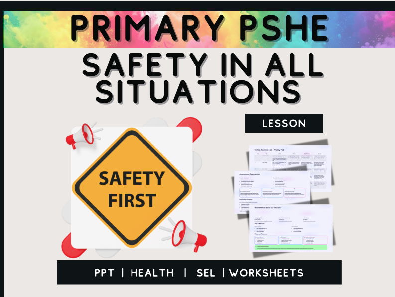 Road & Rail Safety – Everyday Safety Lesson Pack (Primary)