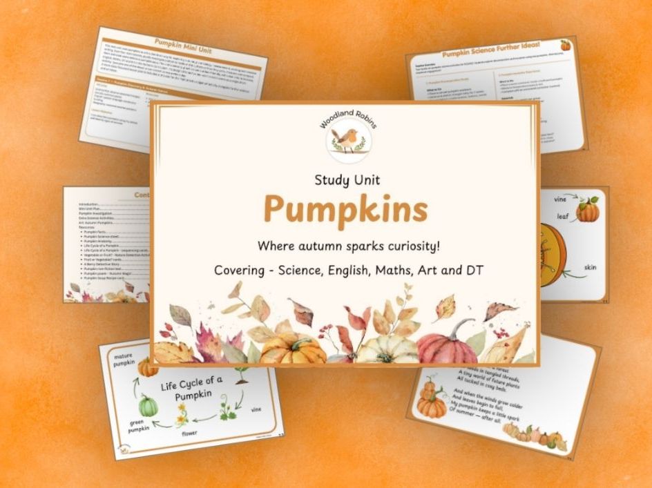 Pumpkin Study Unit - Autumn Curiosity!