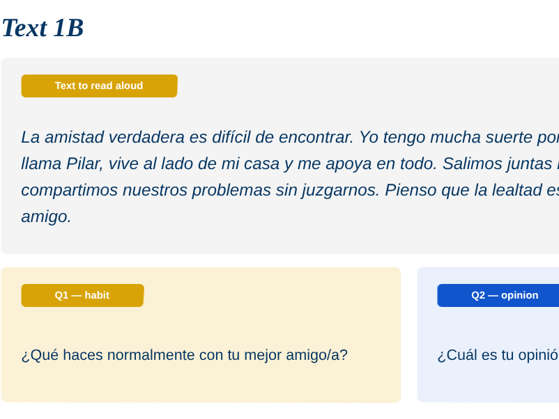 Spanish GCSE Speaking Higher Exam Booklet - Pearson Edexcel + Presentation